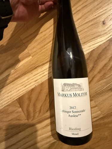 Markus molitor riesling 2012 - molitor,