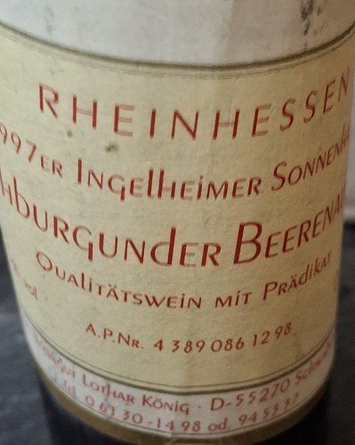 Ingelheimer sonnenhang 1997er - ingelheimer,