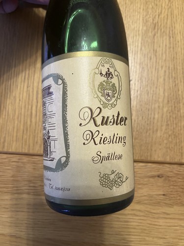 1977 wein ruster riesling - wein,