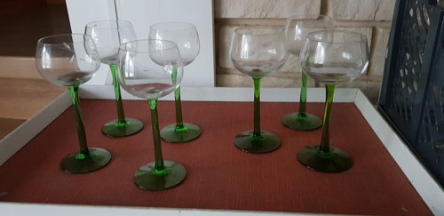 Vintage weingläser stängel - 7,